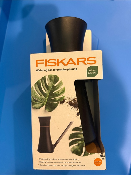 Fiskars Other - Fiskars Black Indoor Watering Can for Precise Pouring